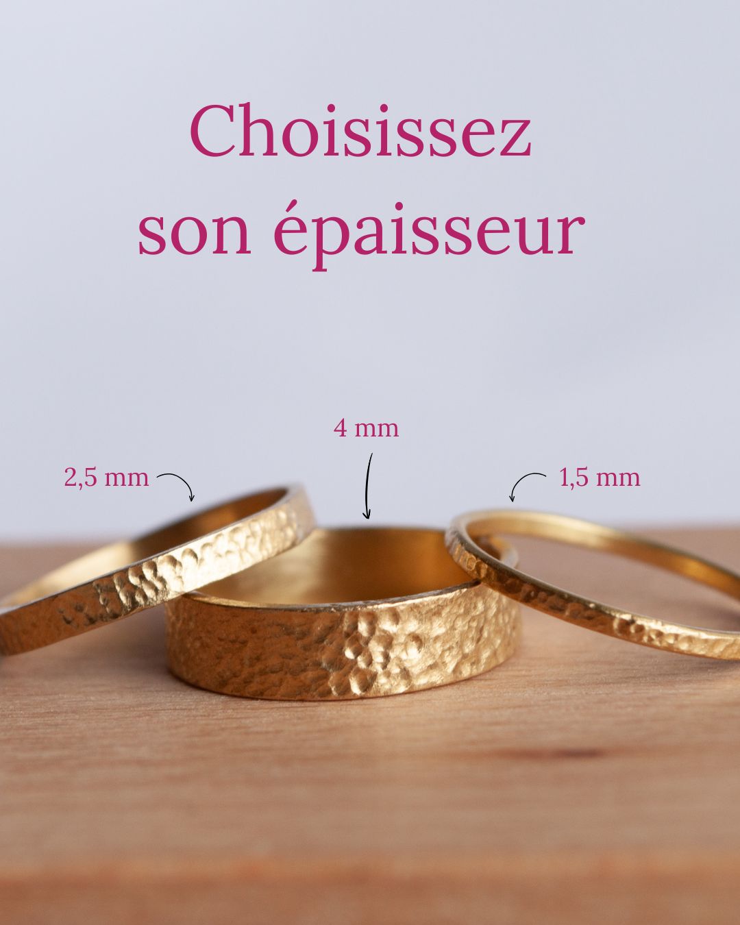 personnalisez votre bague autour d’un goûter UN DE CES QUATRE
