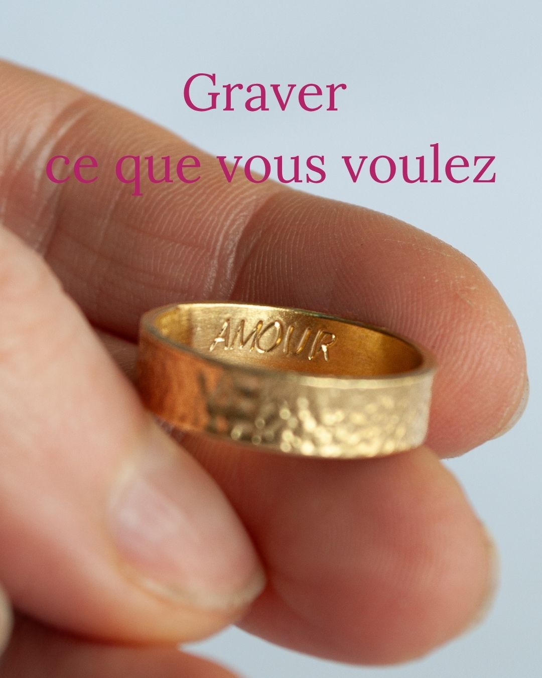 personnalisez votre bague autour d’un goûter UN DE CES QUATRE