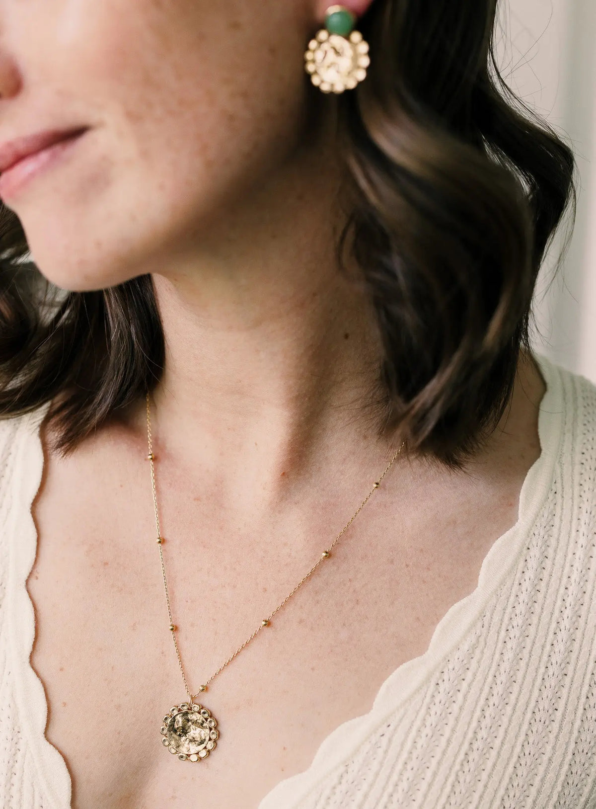 Collier Tournesol Un de ces quatre 