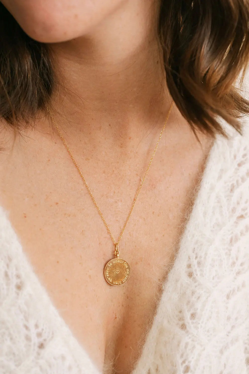 Pendentif "avec le coeur" Un de ces quatre 