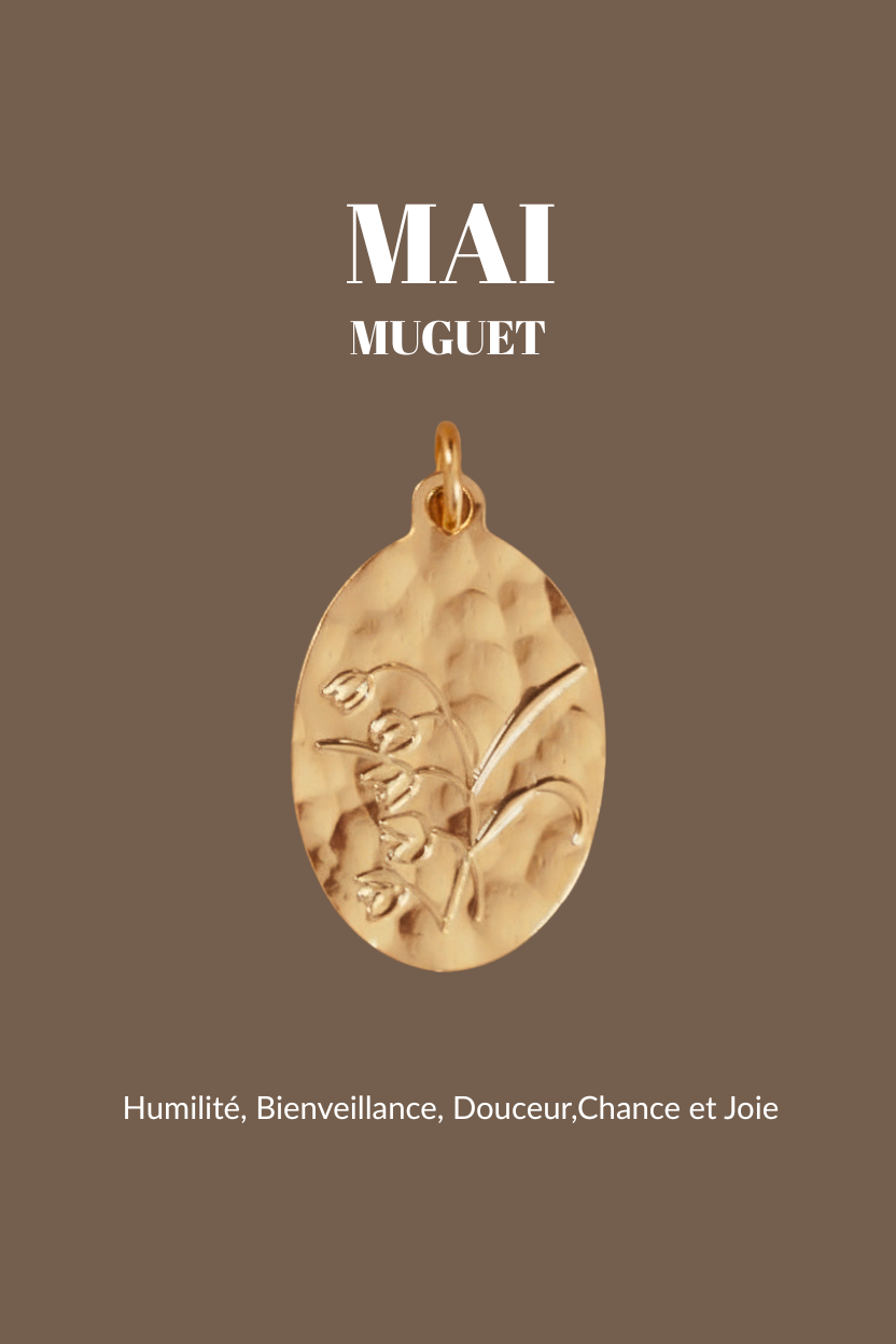 Pendentifs "Fleur de Naissance" Un de ces quatre 