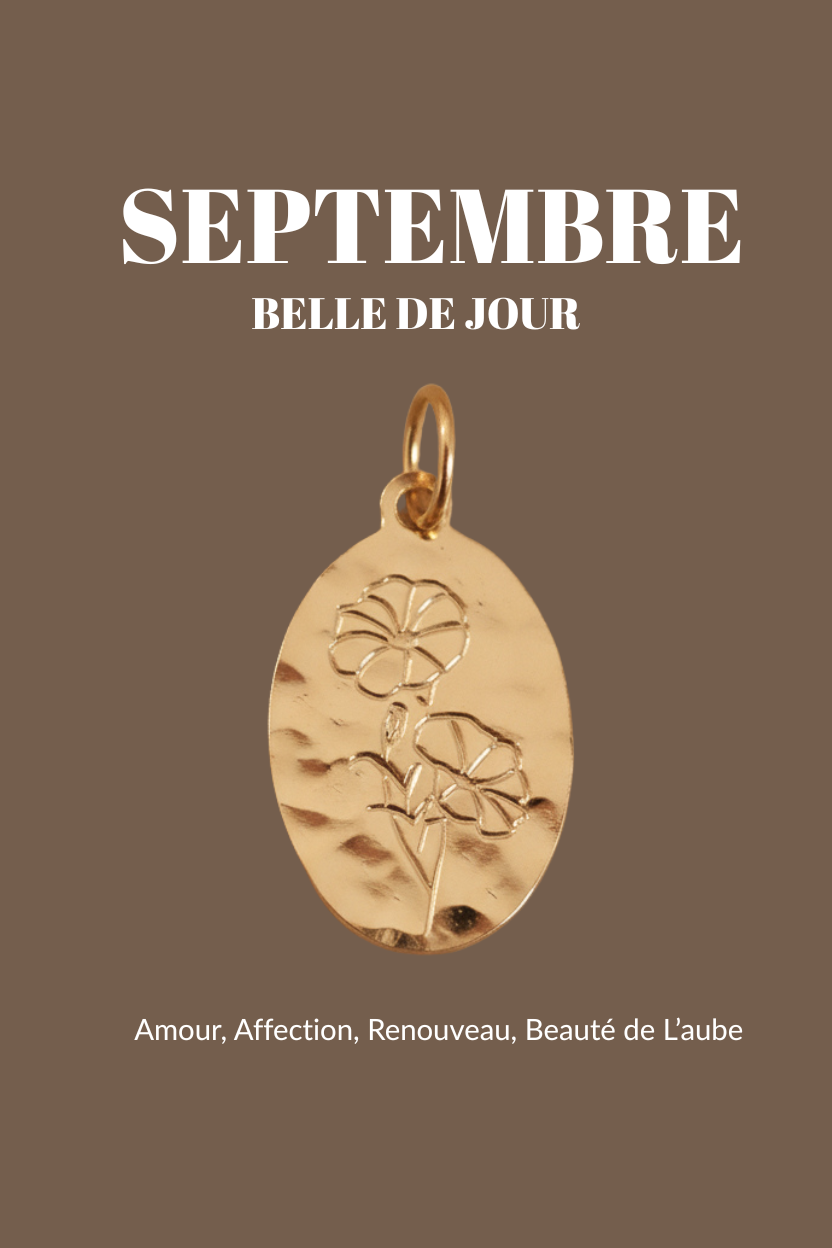 Pendentifs "Fleur de Naissance" Un de ces quatre 