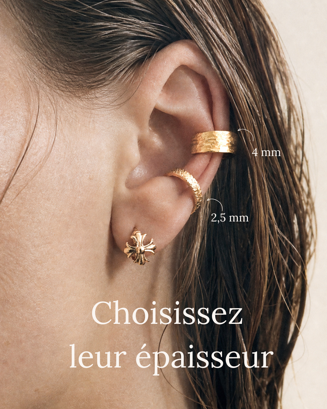 personnalisez vos ear cuff UN DE CES QUATRE 